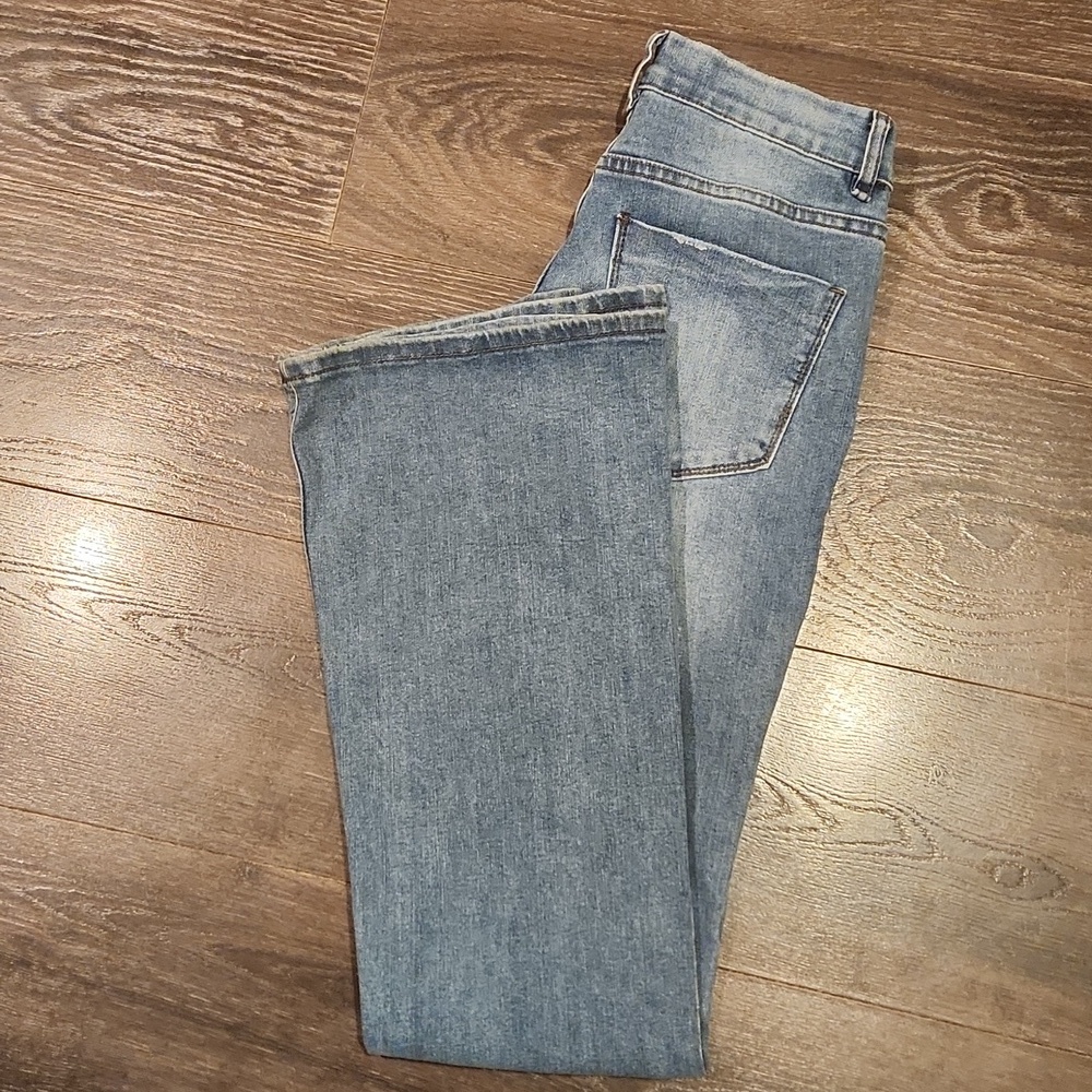❤️ BANJARA HIGH RISE FLARE JEANS, EXPOSED BUTTON FLY, 2 (26) - Picture 8 of 8